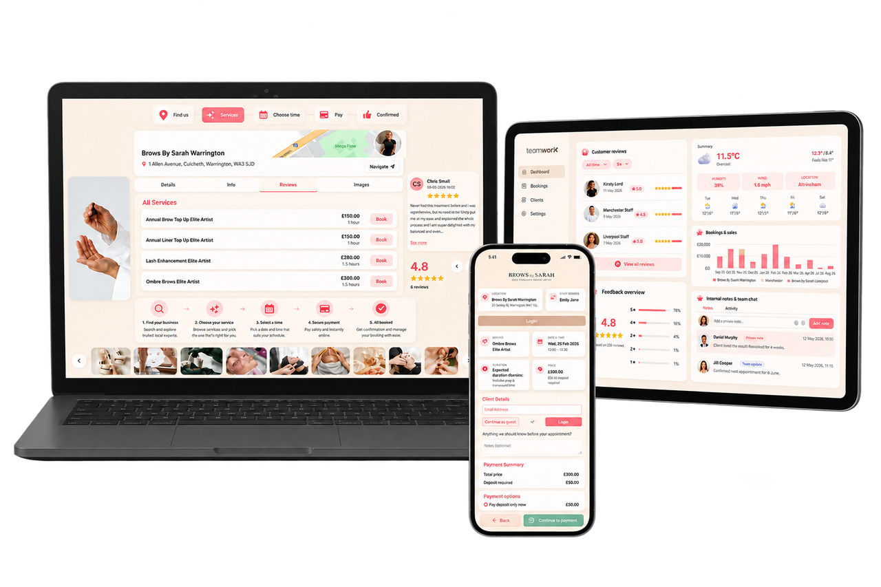 pencilIN calendar and mobile booking